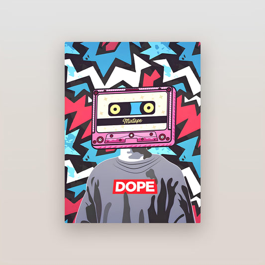 Dope Mixtape Metal Poster