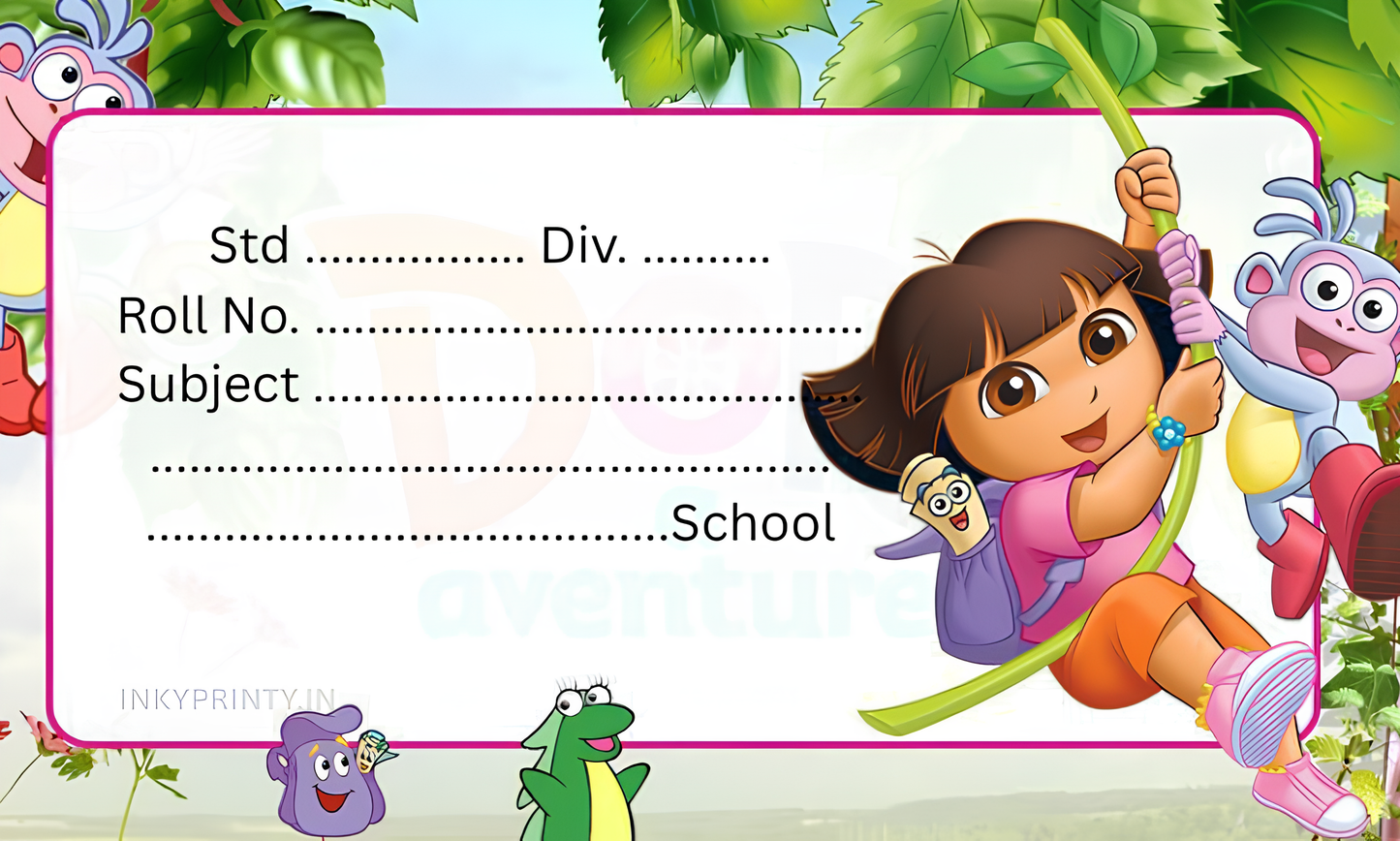 Dora Name slip-24