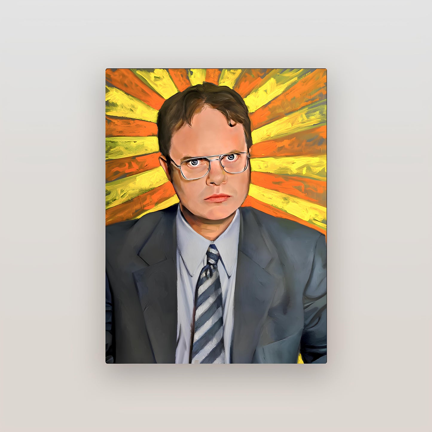 Dwight Schrute The Office Metal Poster