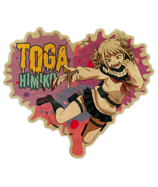 My Hero Academia Travel Sticker 2 8 Toga Himiko