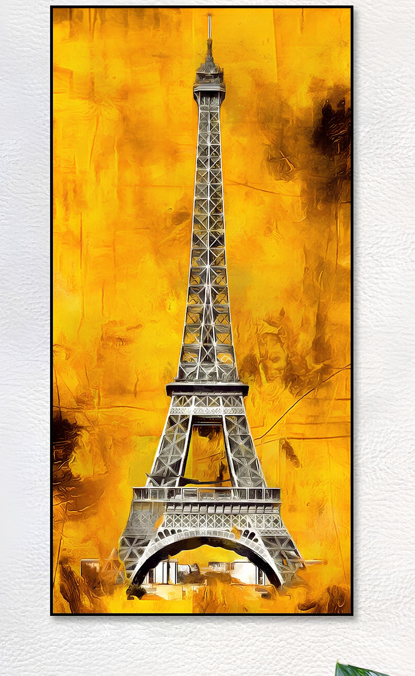 Eiffel Tower Floating Canvas Wall Painting