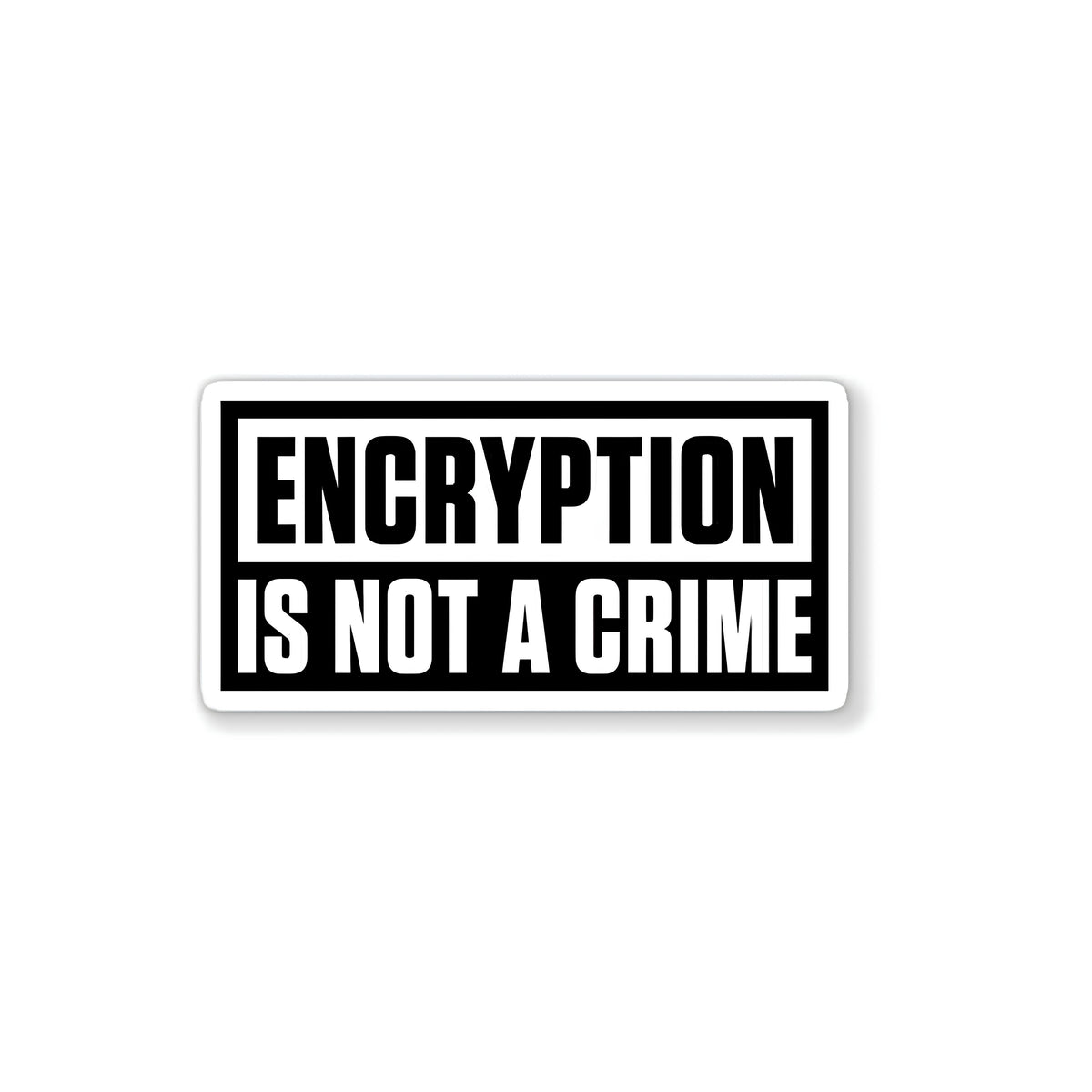 Encrypt Sticker Encryption is not a crime sticker – Inkyprinty.in