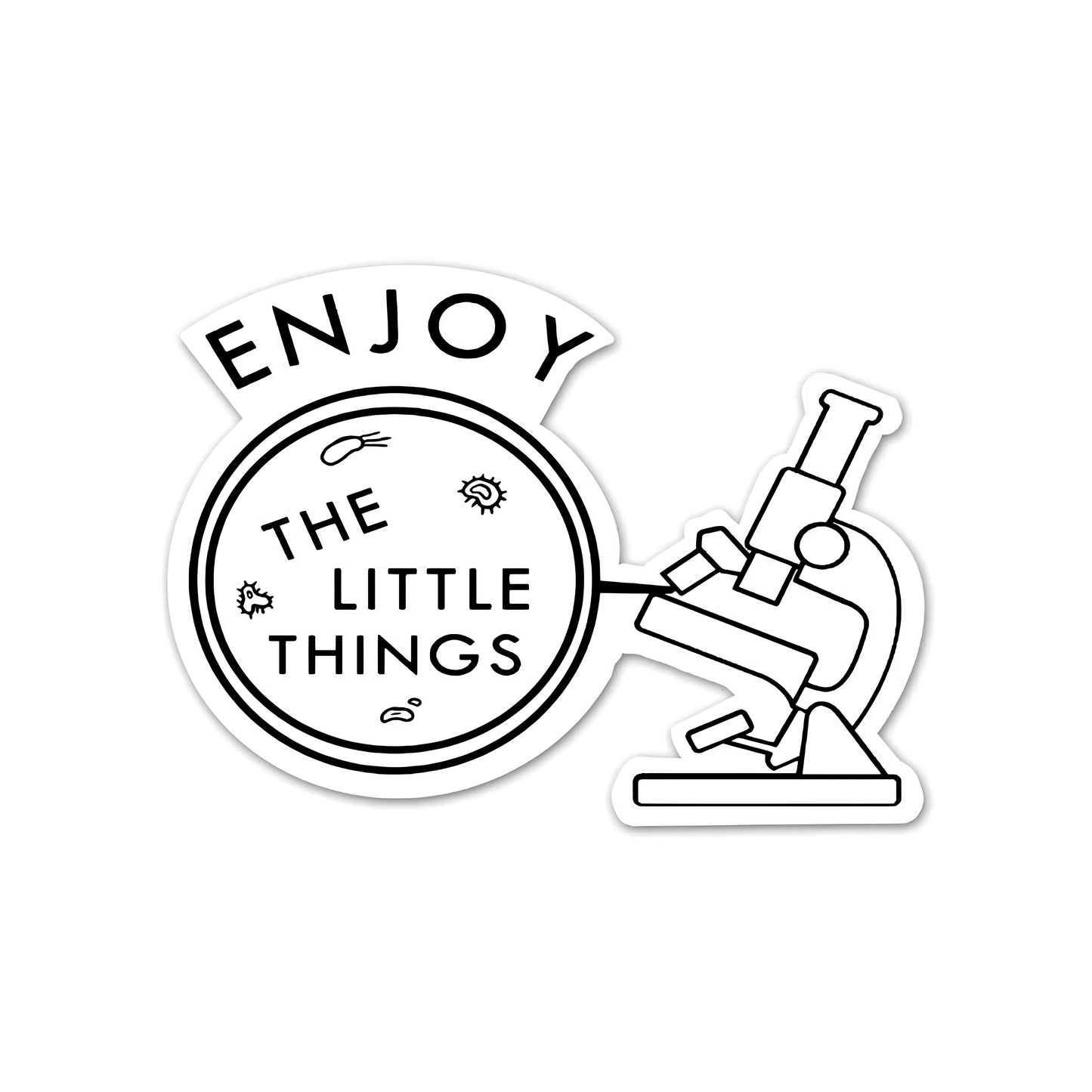 Enjoy little things sticker