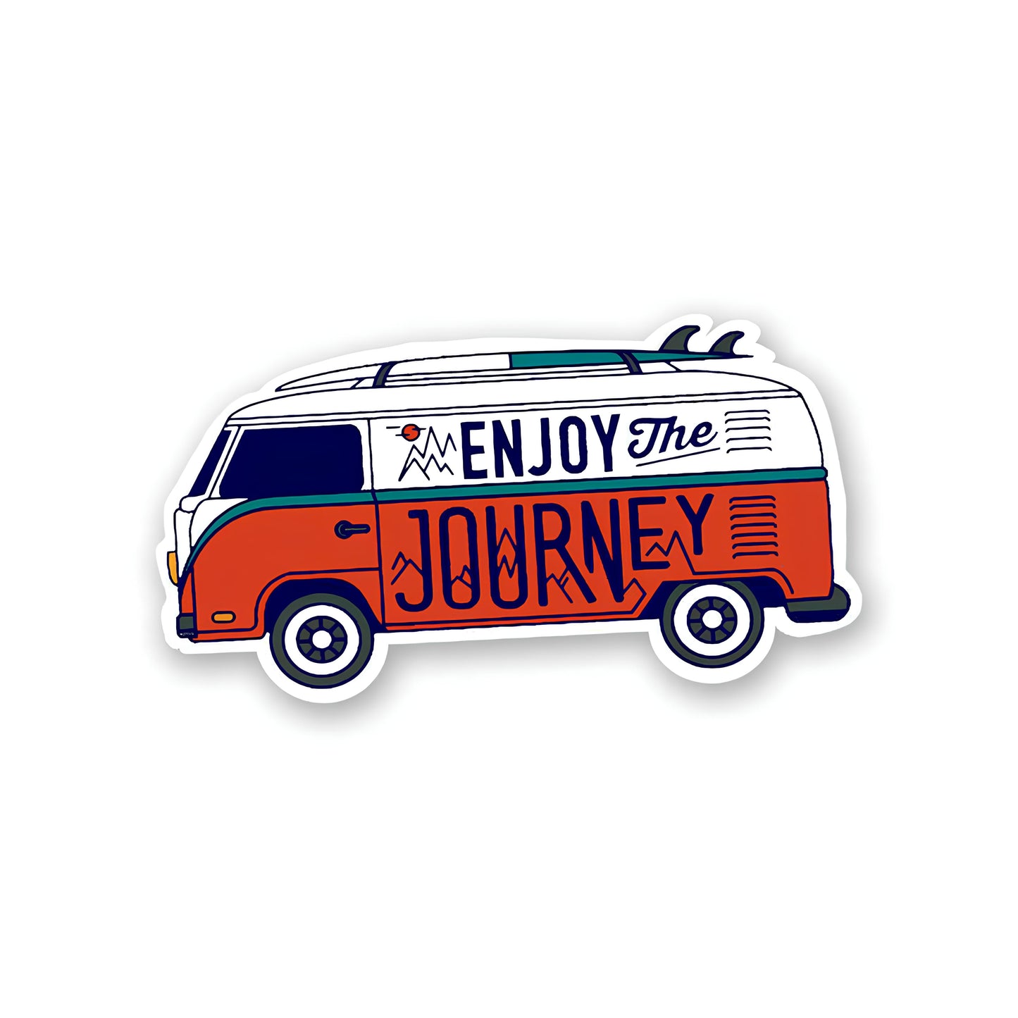 Enjoy the journey Sticker