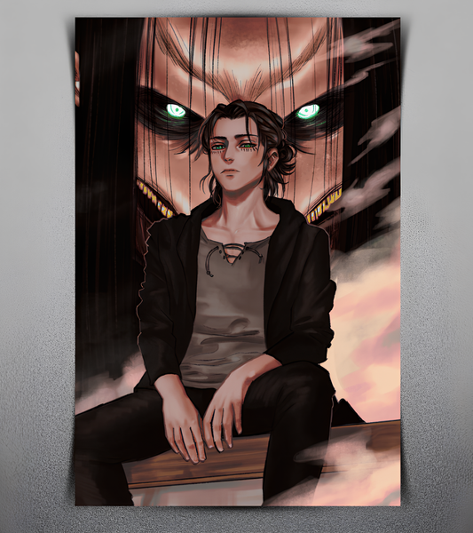 Eren Yeager Wall Poster