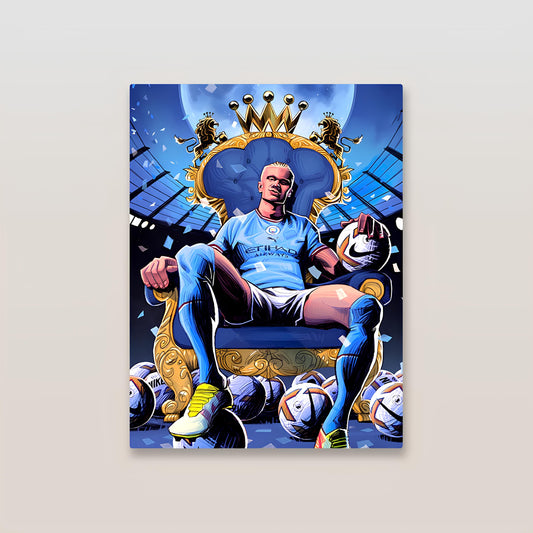 Erling Haaland Man City Metal Poster-2