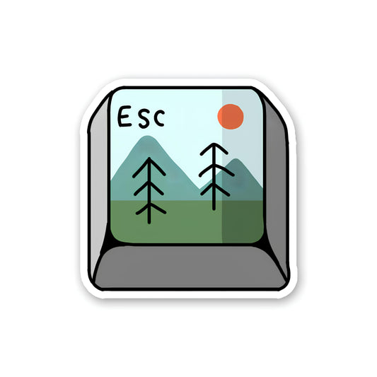 Esc adventure sticker