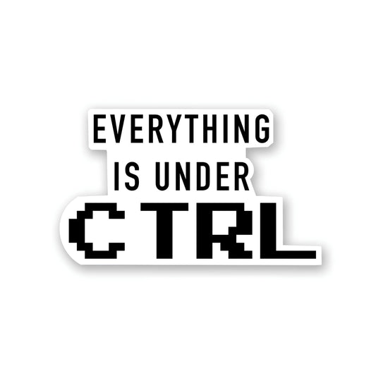 Evreything is under ctrl sticker