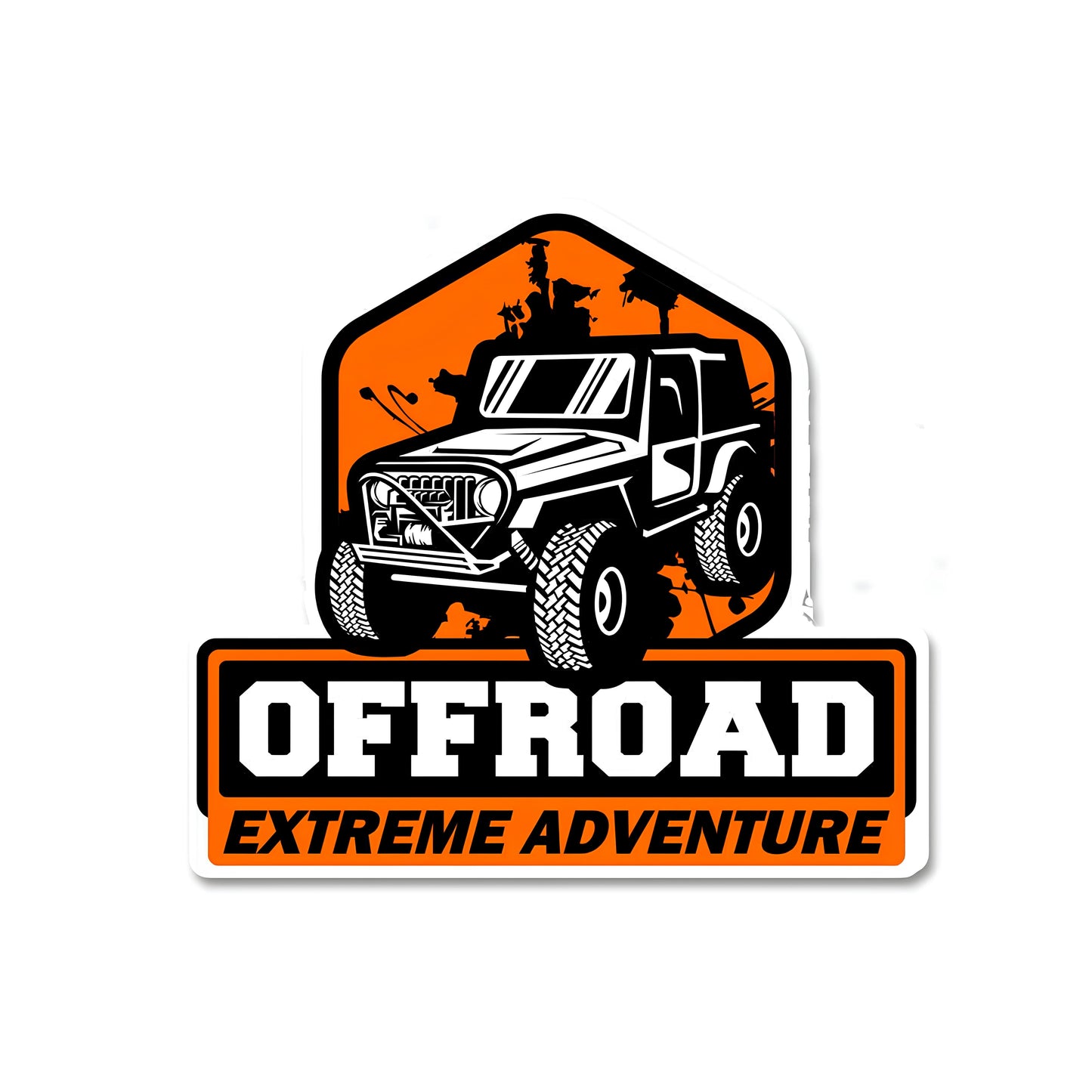 Extreme adventure sticker