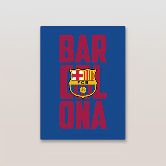 FC Barcelona Metal Poster