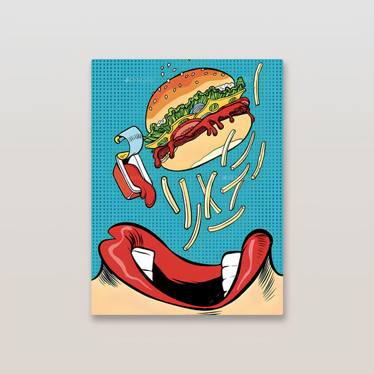 Feed Me Forever Metal Poster