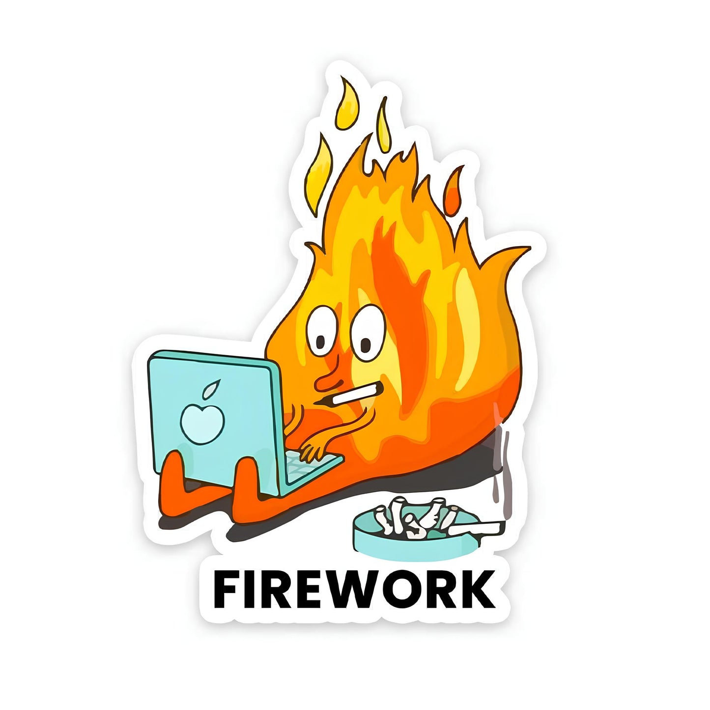 Firework sticker