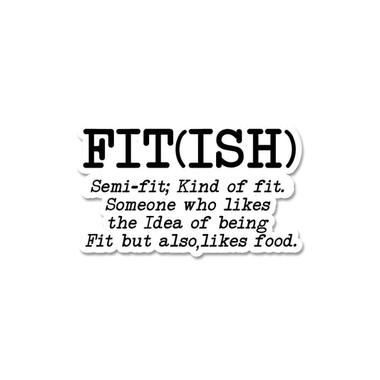 Fitish sticker