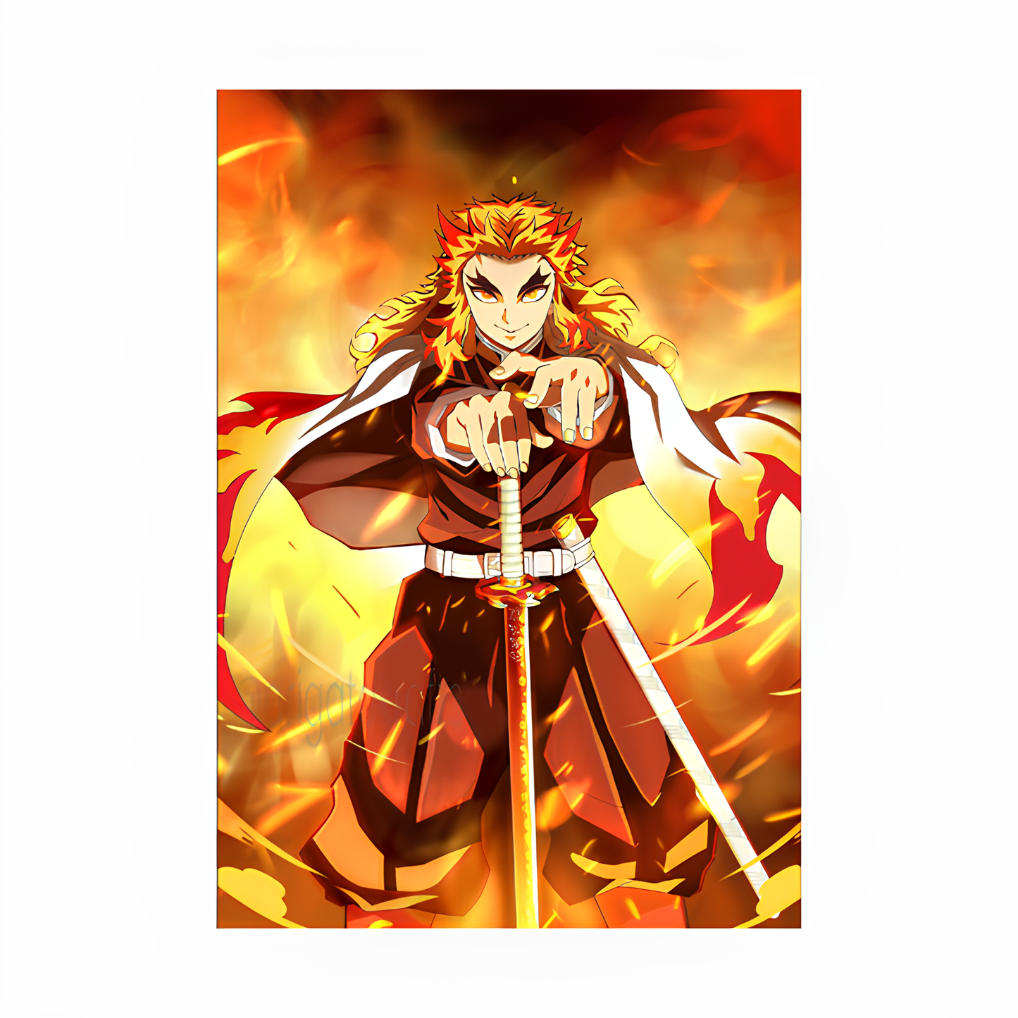 Flame Hashira Portrait Poster