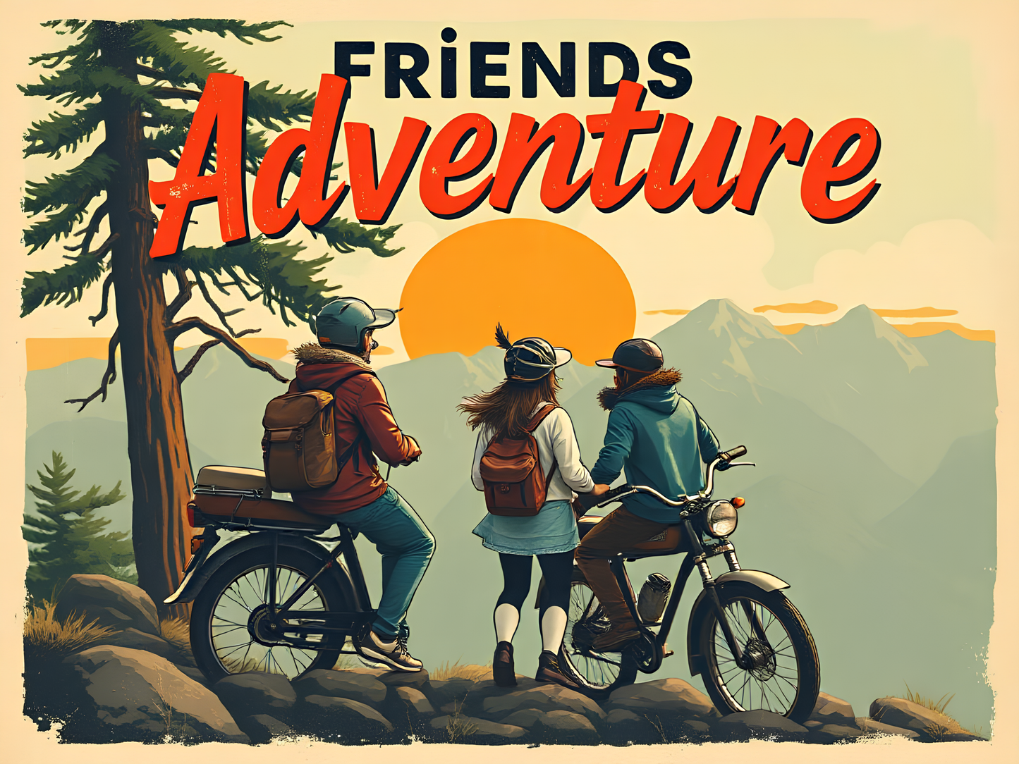 Freinds Adventure Poster