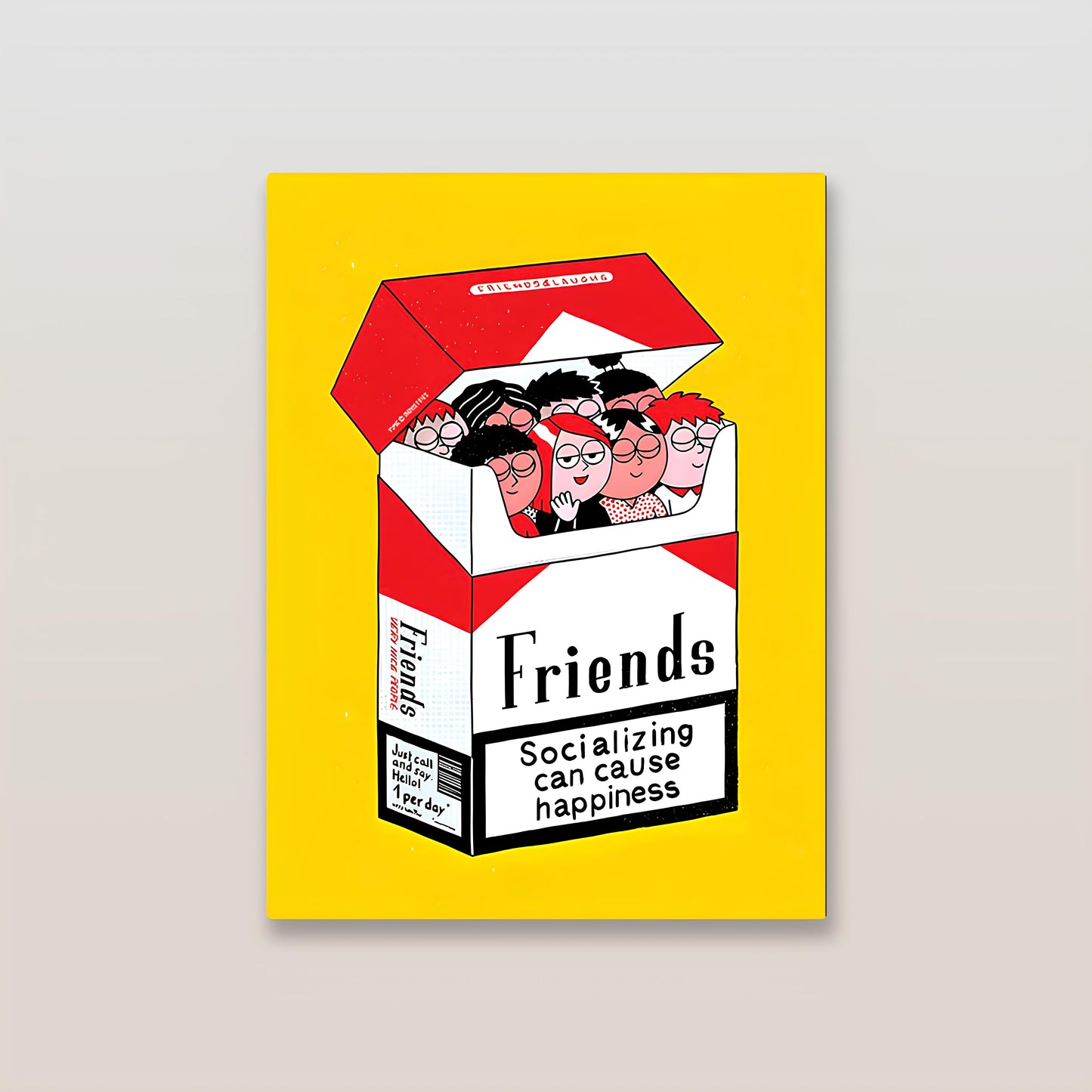 Friends Art Metal Poster