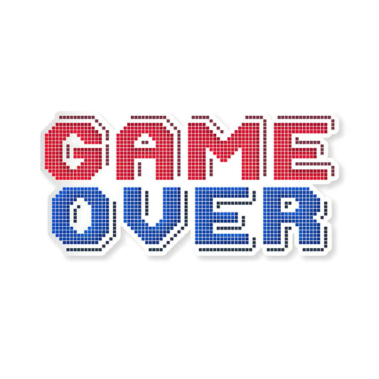 Game over sticker