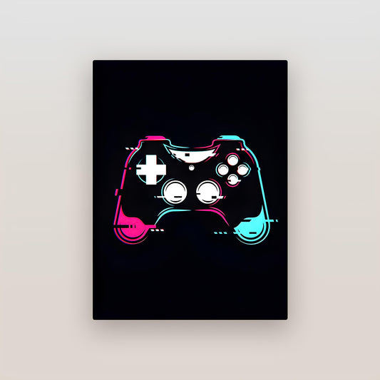 Gaming Controller Aesthetic Metal Poster-2