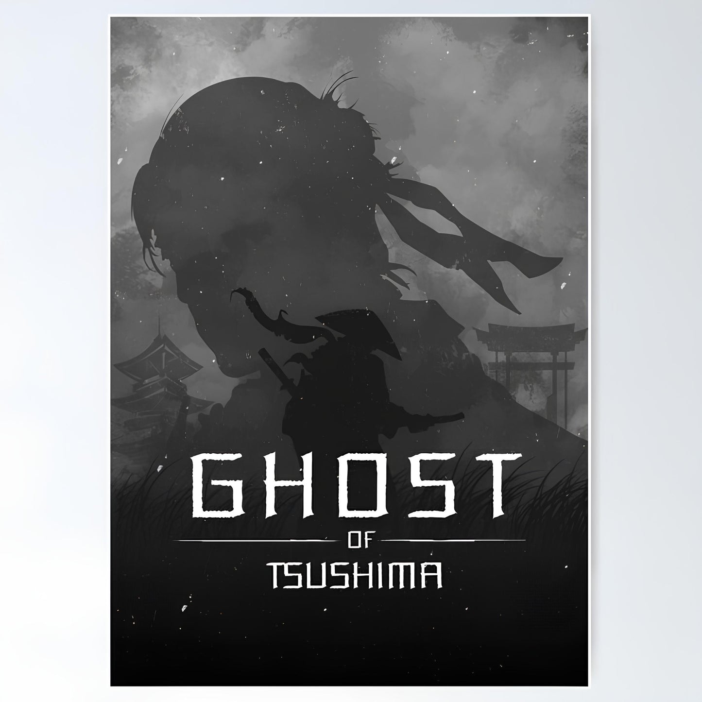 Ghost of tsushima Metal Poster-27