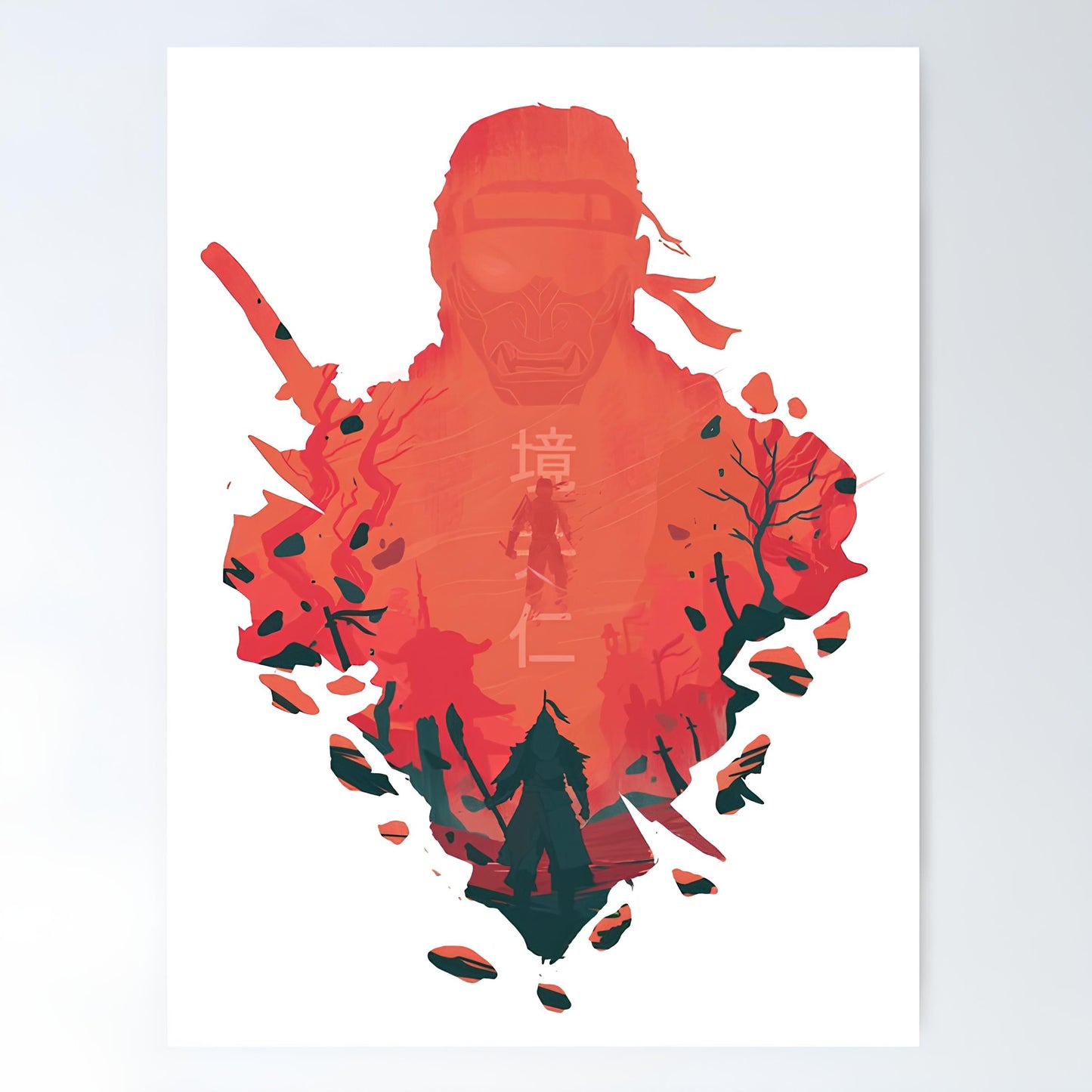 Ghost of tsushima Metal Poster-30