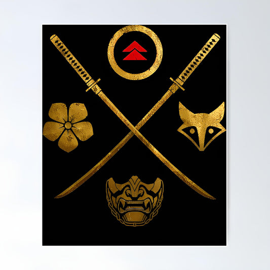 Ghost of tsushima Metal Poster-53
