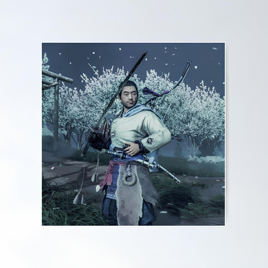 Ghost of tsushima Metal Poster-56