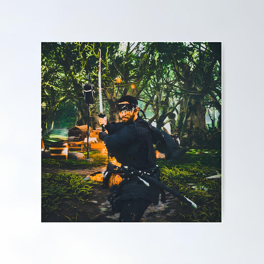 Ghost of tsushima Metal Poster-60