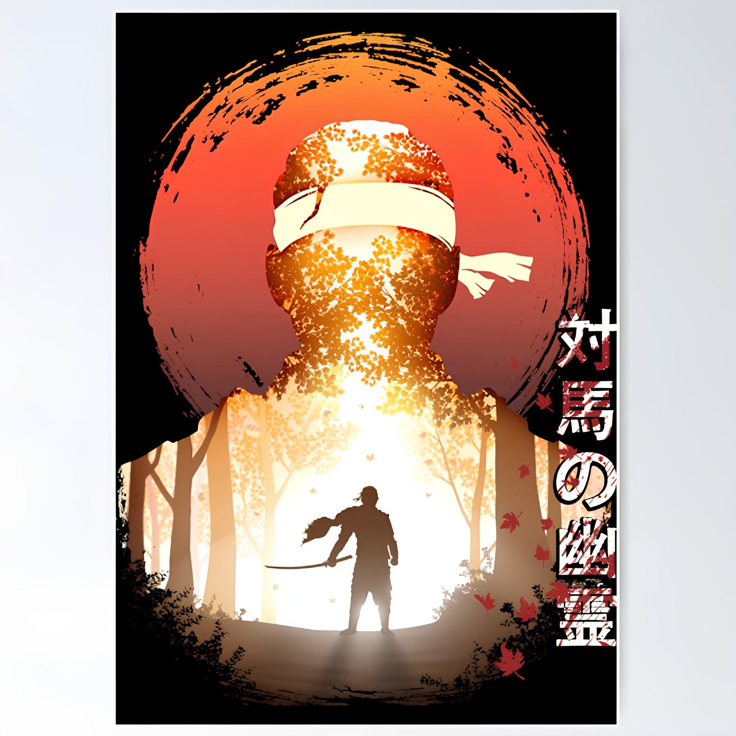 Ghost of tsushima Metal Poster-7