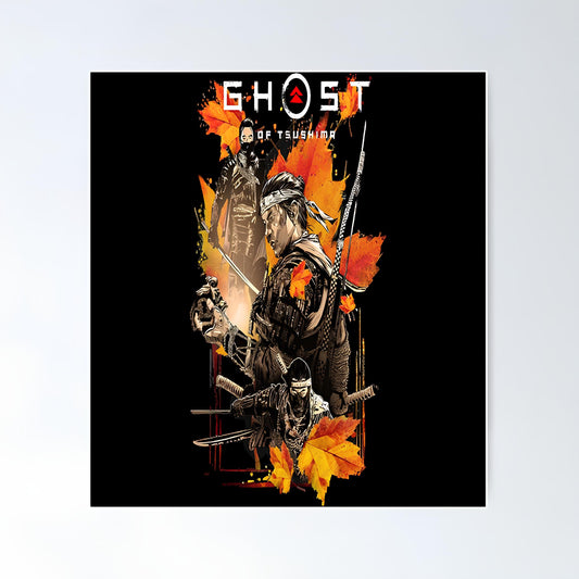 Ghost of tsushima Metal Poster-70