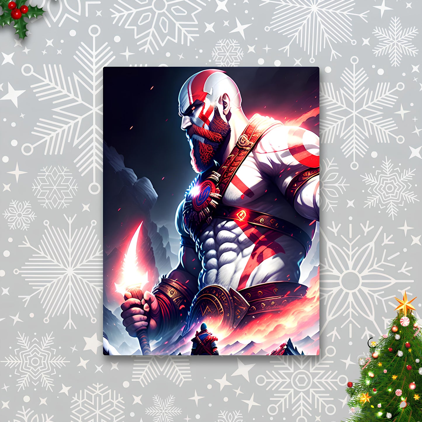 God of War Metal Poster-7