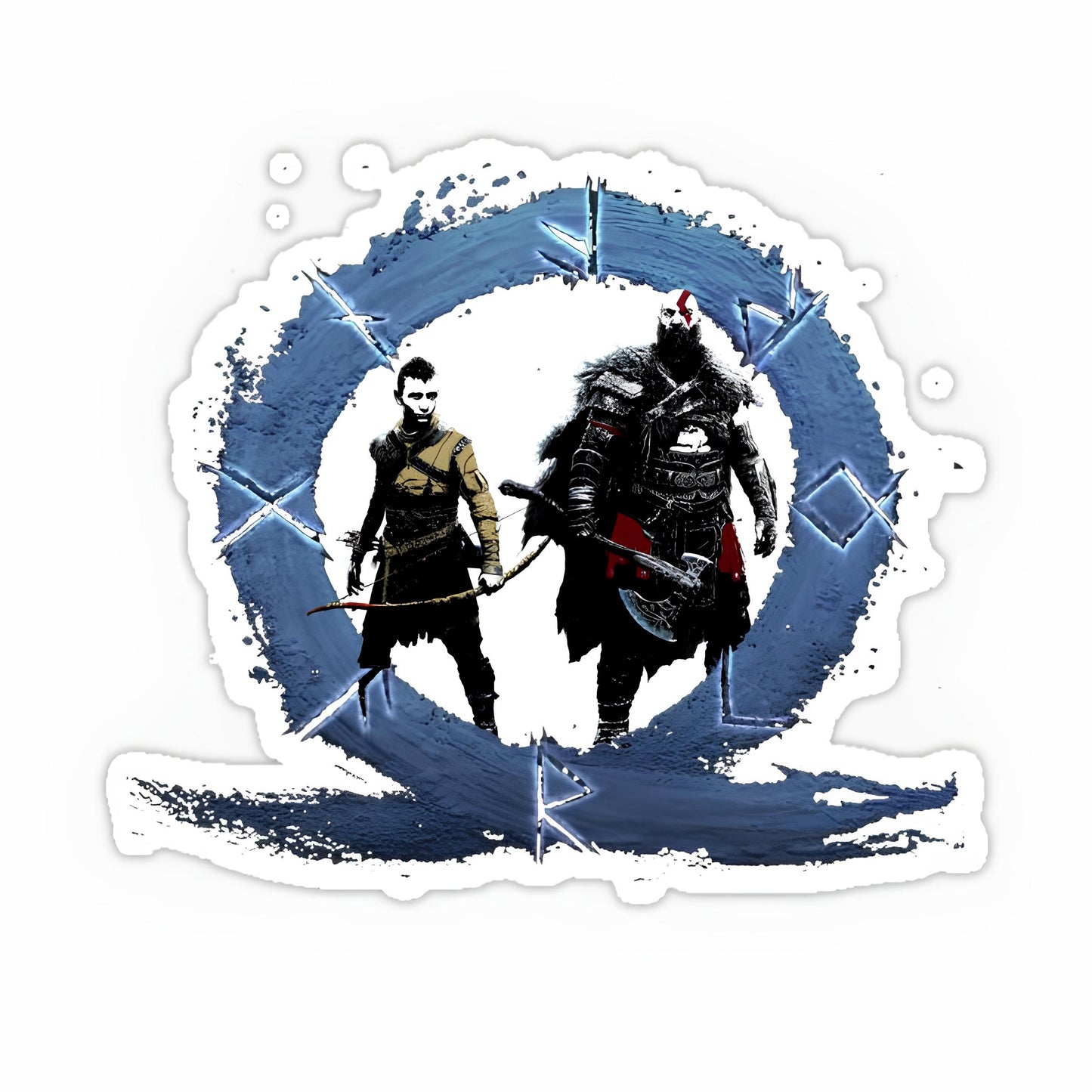 God of war sticker-60