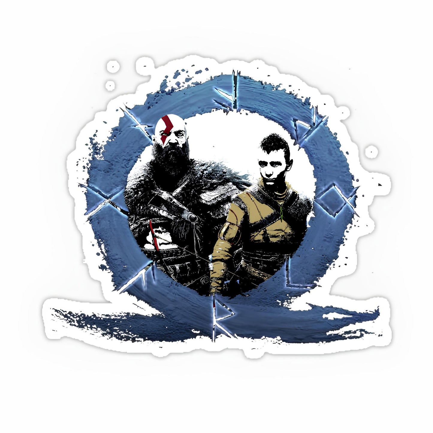 God of war sticker-61