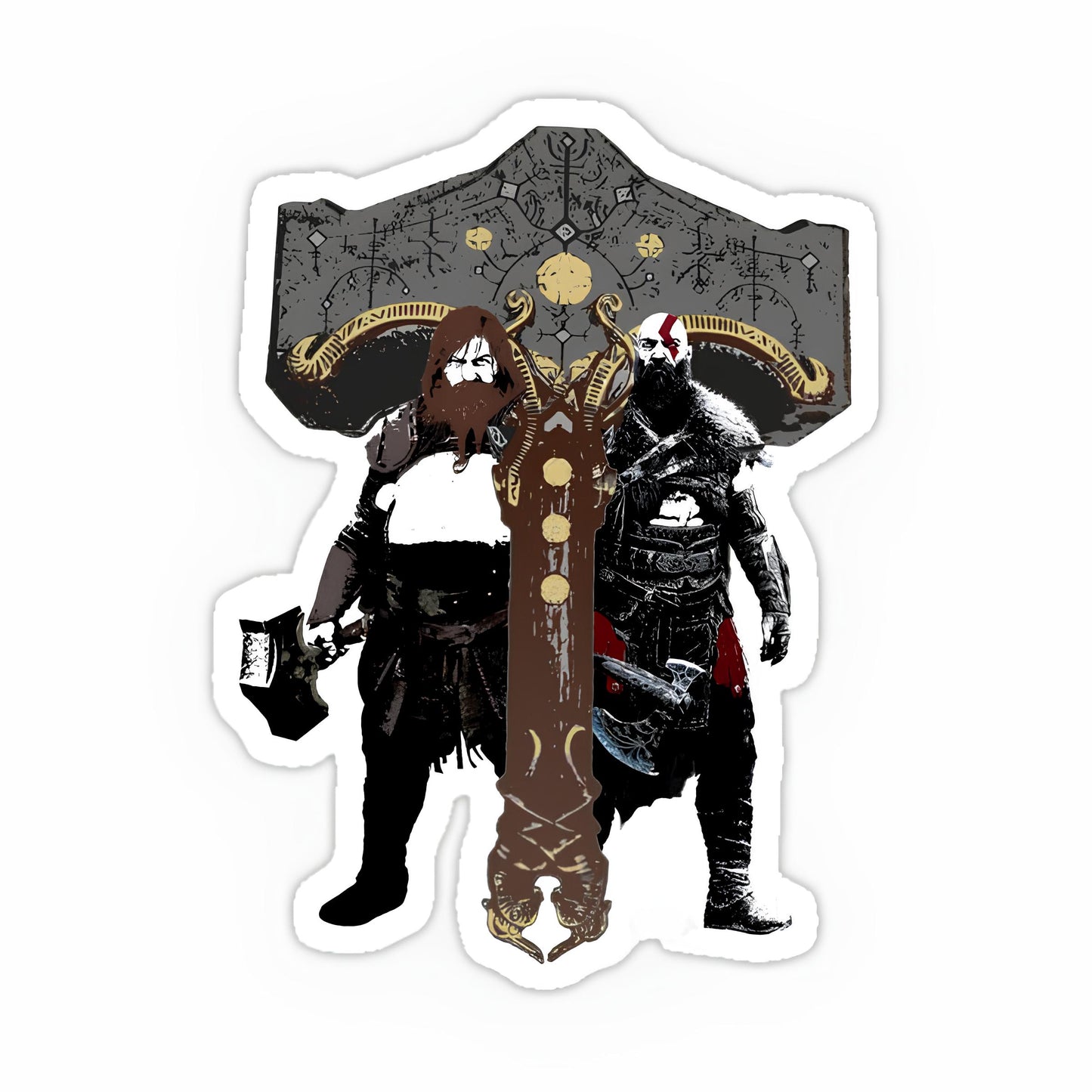 God of war sticker-65