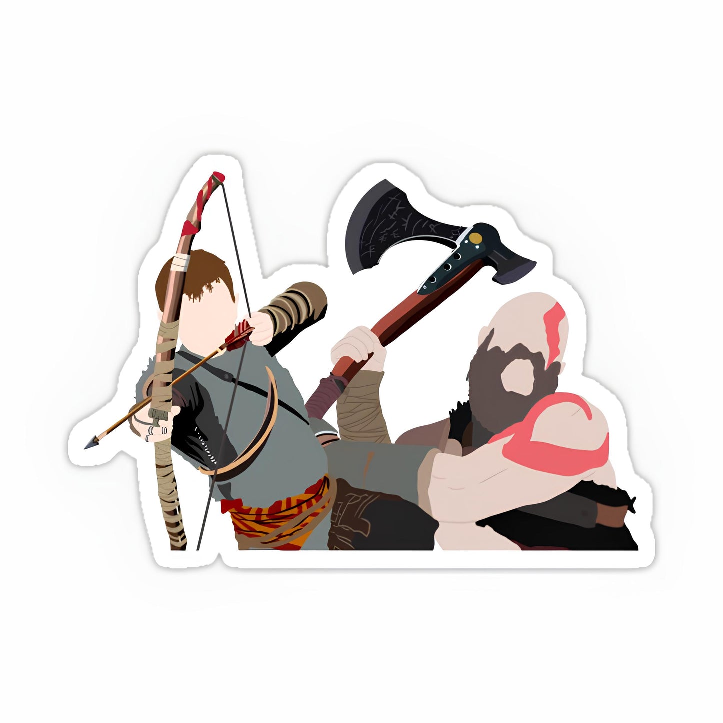 God of war sticker-75