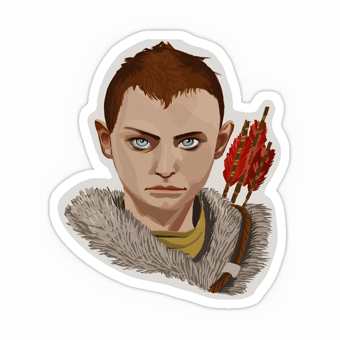 God of war sticker-86