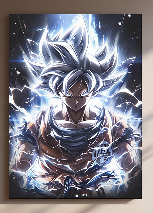 Goku Metal Poster DBZ