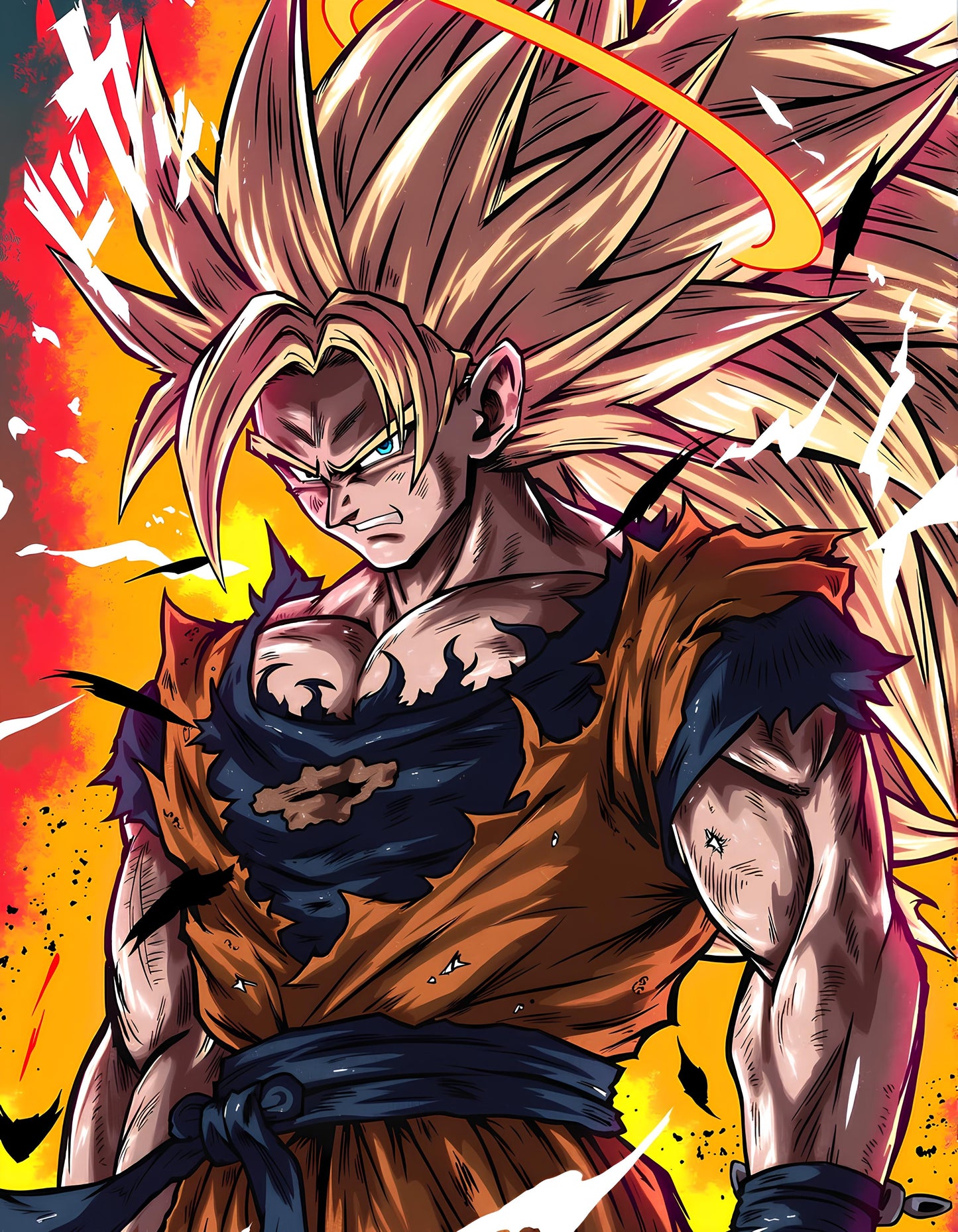 Goku's Golden Rage