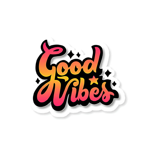 Good vibes sticker