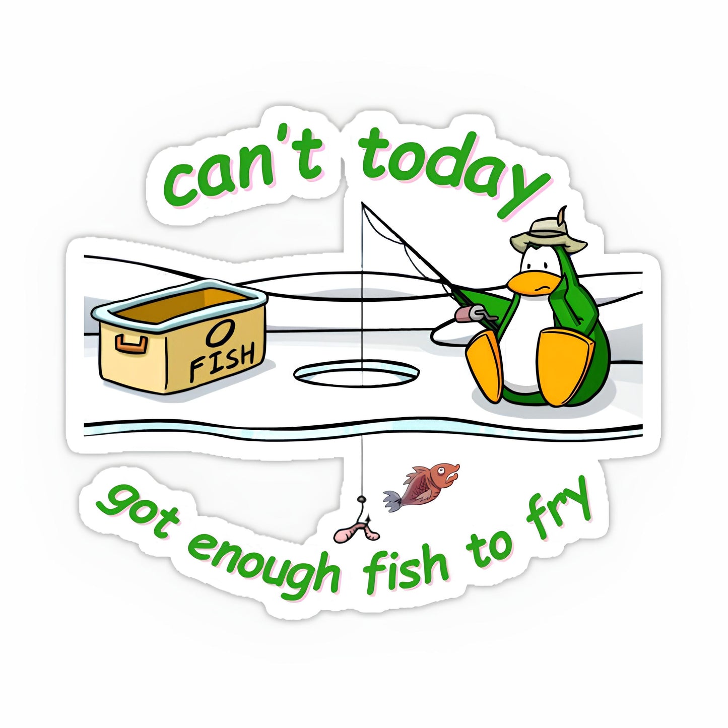Got enough fish to fry sticker