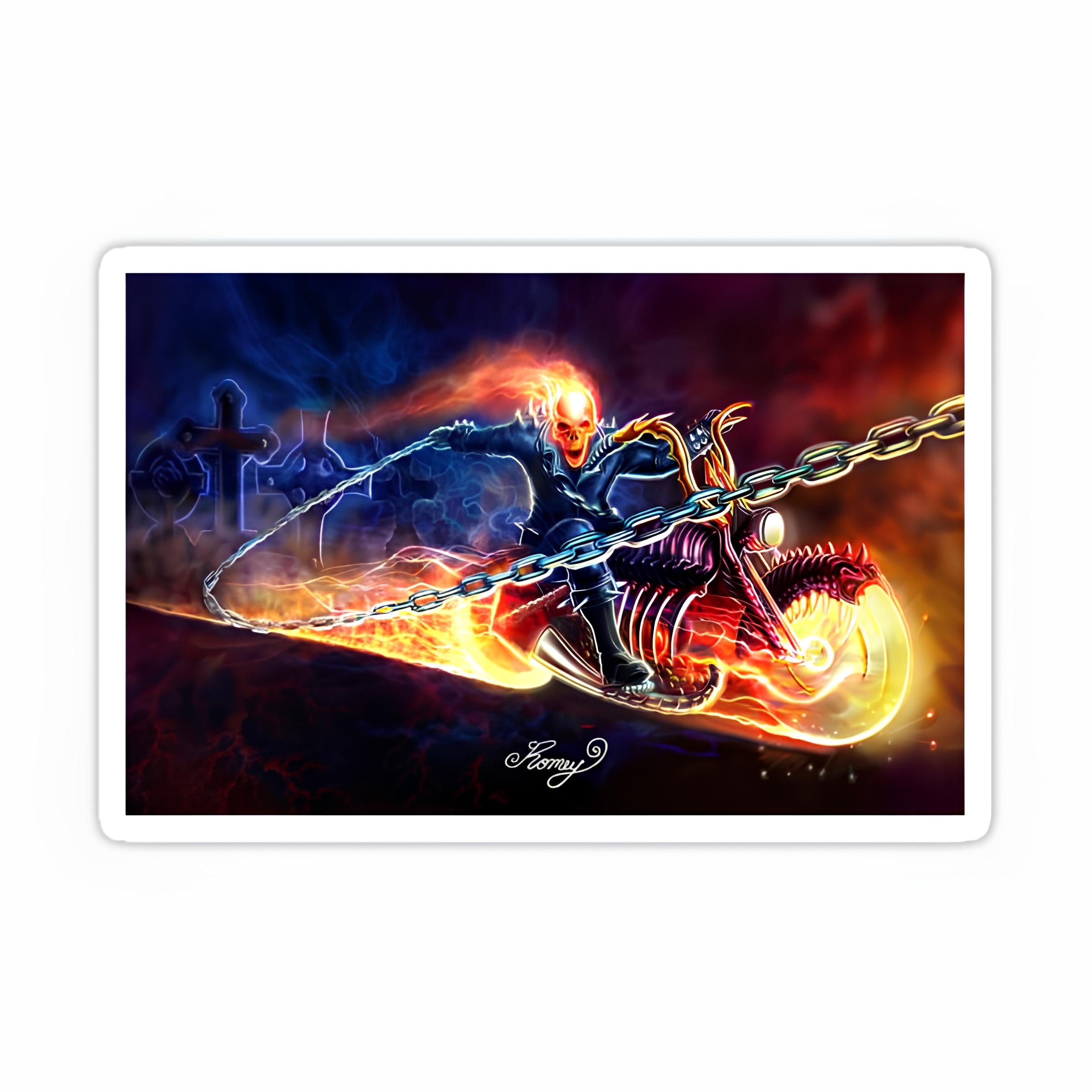 Ghost Rider sticker-15 – Inkyprinty.in