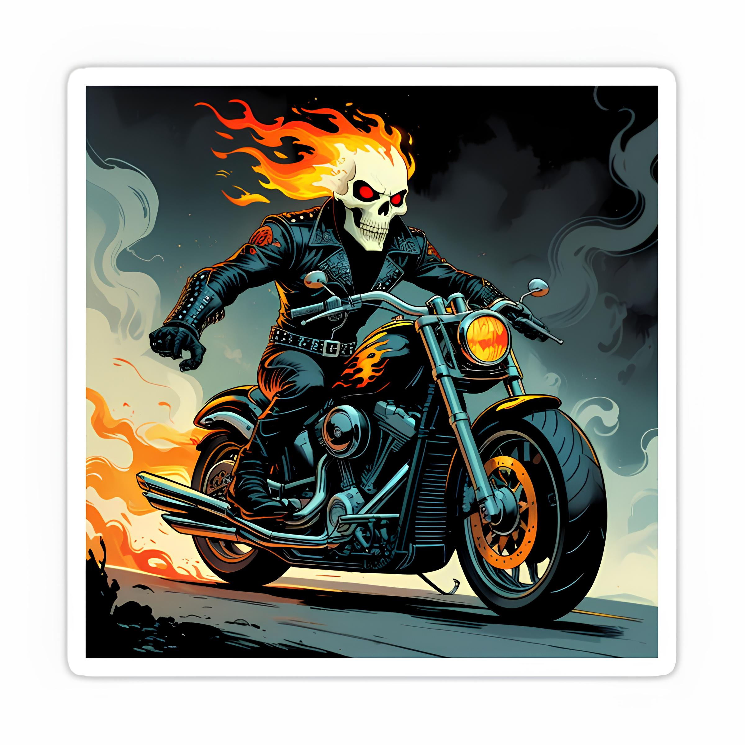 Ghost Rider sticker-30 – Inkyprinty.in
