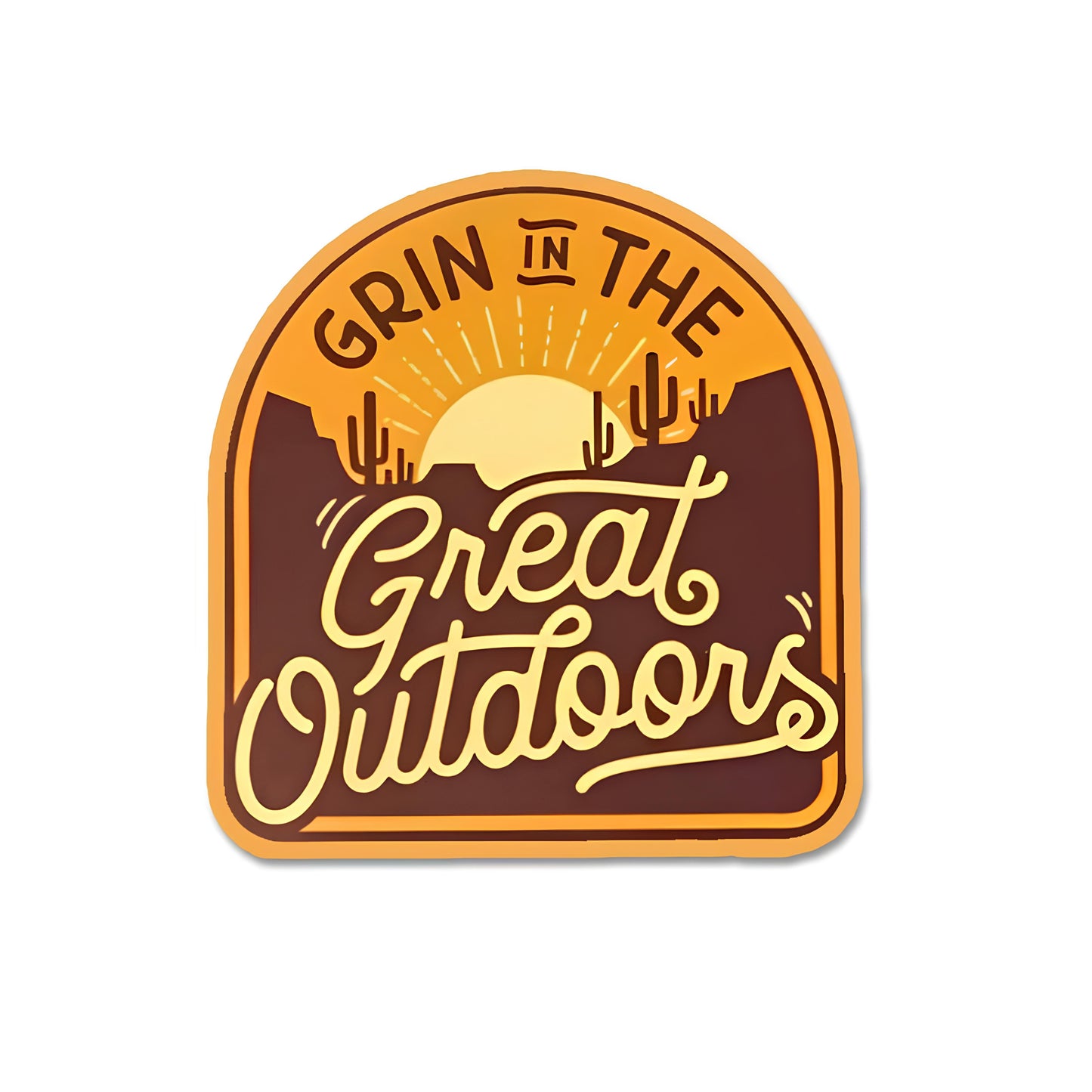 Great outdoors Sticker