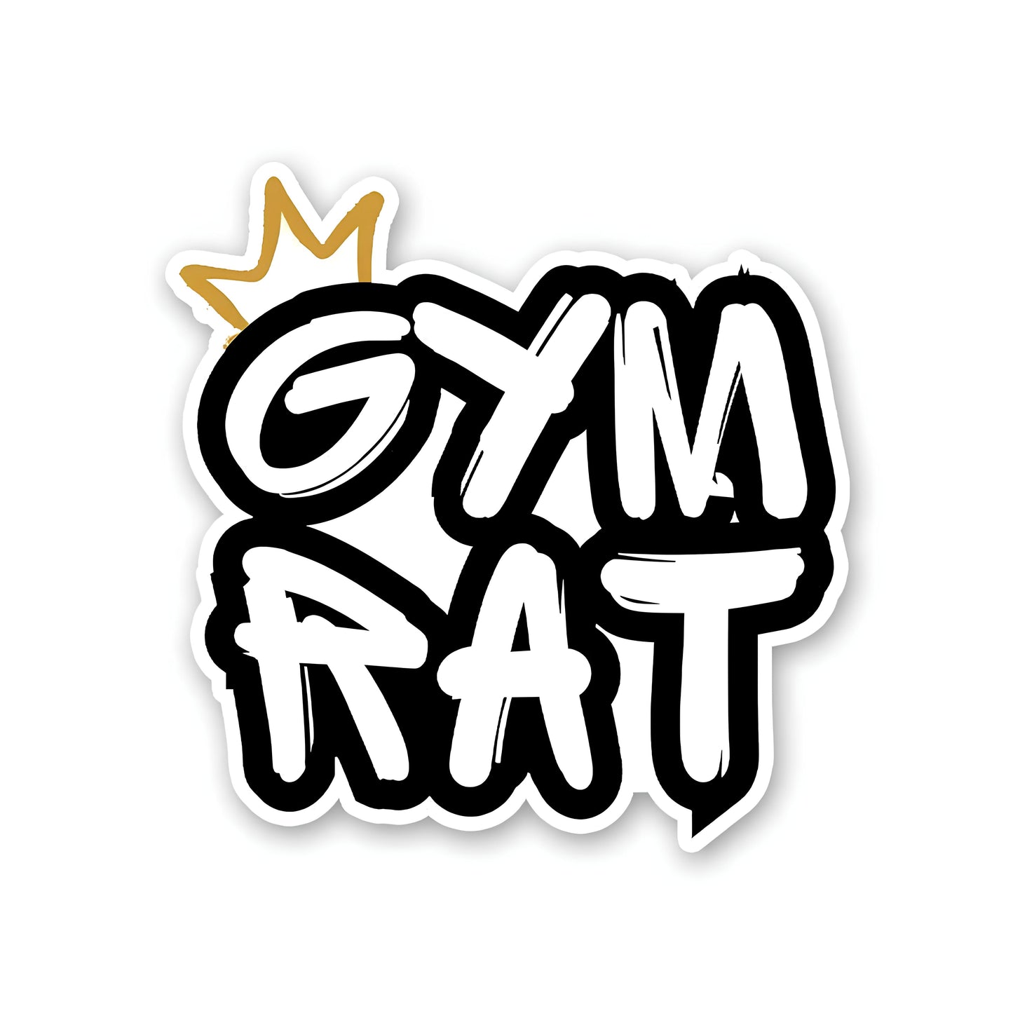 Gym rat sticker