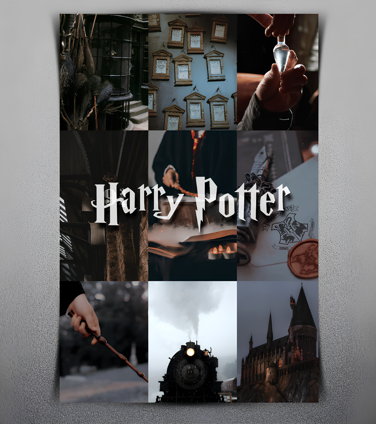 Harry potter collage Wall Poster-3