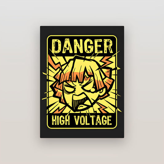 High Voltage Metal Poster