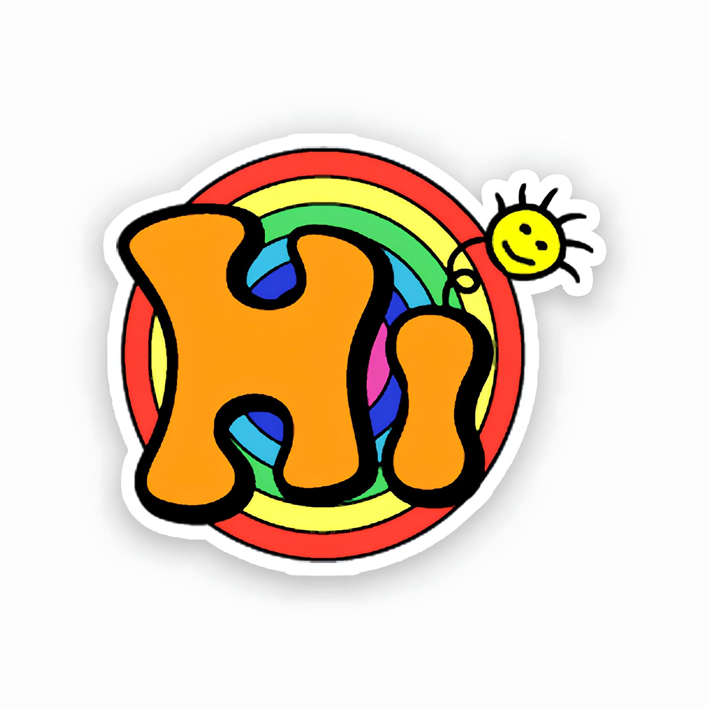 Hi sticker