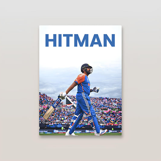 Hitman - Rohit Sharma Cricket Metal Poster