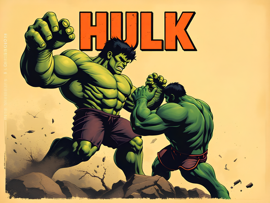 Hulk vs Hulk Poster