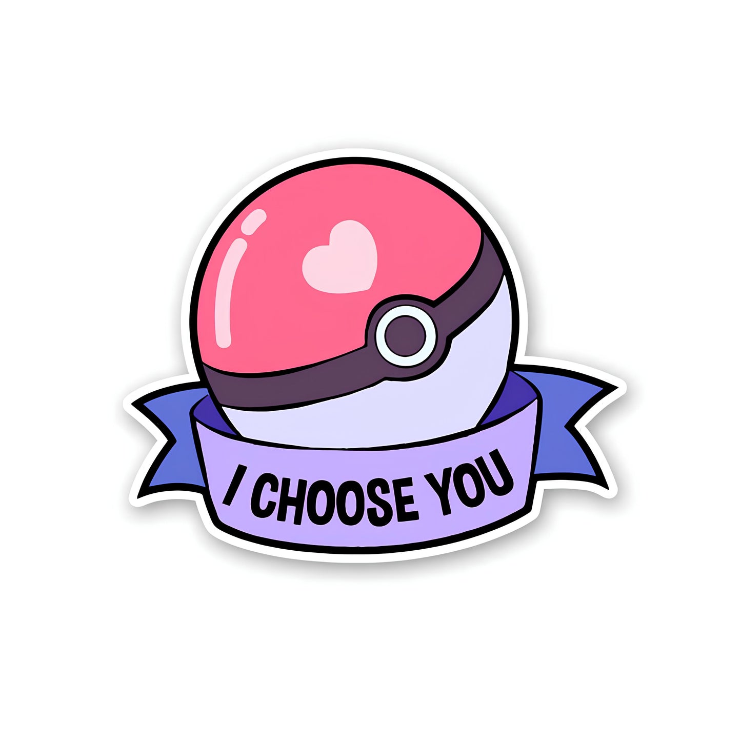 I choose you sticker