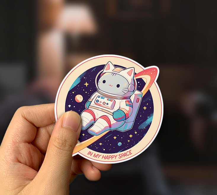 In My Happy Space Sticker